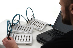 NEX[DAQ] Rugged USB Ethernet DAQ System for Vibration Temperature NVH Testing in Energy Storage Applications DEWETRON