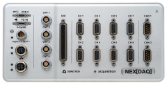 NEX[DAQ] Rugged USB Ethernet DAQ System for Vibration Temperature NVH Testing in Energy Storage Applications DEWETRON
