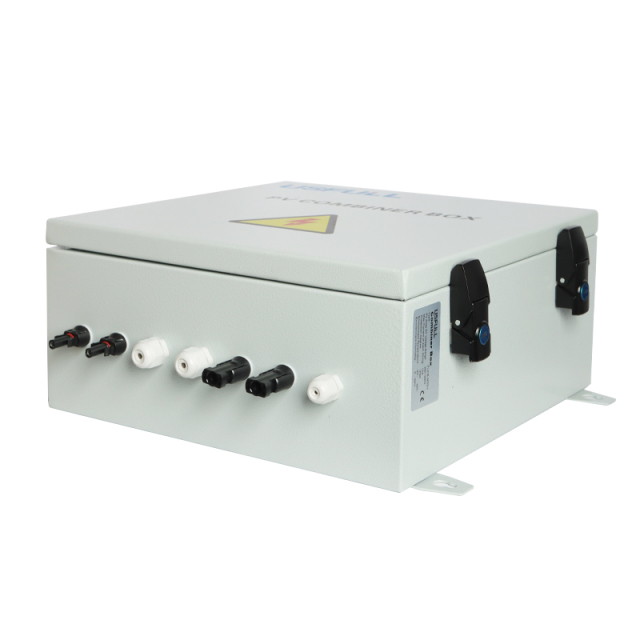 Solar PV Combiner Box Waterproof Dustproof Overload Protection for Grid Off-Grid Energy Storage Systems USFULL