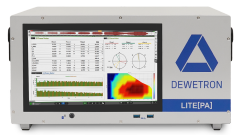 LITE[PA] High-Precision Power Analyzer 0.04% Accuracy Test Stand Integration DEWETRON