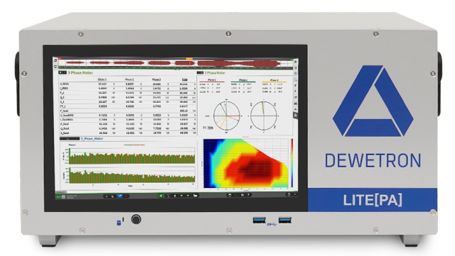 LITE[PA] High-Precision Power Analyzer 0.04% Accuracy Test Stand Integration DEWETRON