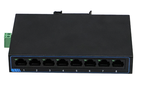 USR-SF1008 8-Port 100M Ethernet Switch Store-and-Forward Technology Compact Design for Small and Medium Offices and Industrial Applications USR