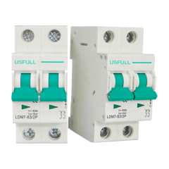 USFULL DC Breaker 6A-63A 12V-1000V PV Solar Energy Storage System Protection Circuit Breaker FMB7-PV Series