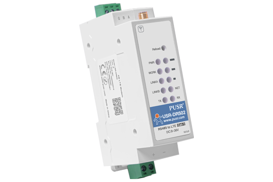 USR-DR502-E LTE Cat.1 Communication Modem for GSM/CDMA Networks with TCP/UDP Support