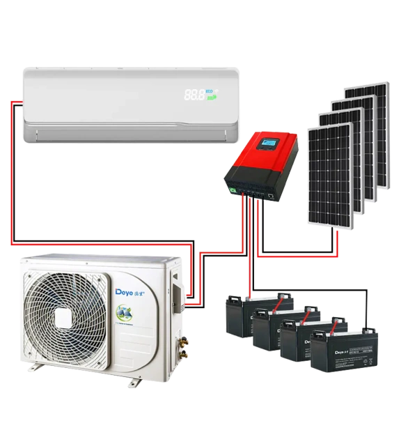 DC48V Solar Air Conditioner Pure Off-Grid High Efficiency for Wide Temperature Range Applications