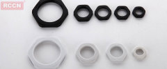 RCCN Nylon Lock Nut LN Metric and PG Thread Sizes Flame Retardant Fixing Nut for Cable Glands in Battery and Energy Storage Systems