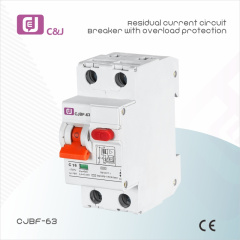 Residual Current Circuit Breaker 3P+N 6kA High Break Capacity for Low-Voltage Electrical Systems Protection