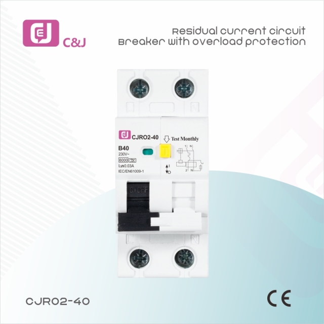 Residual Current Circuit Breaker with Overload Protection AC Type for Home and Industrial Electrical Safety
