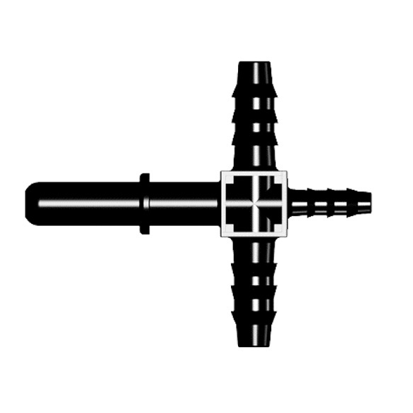 Auto Parts Adaptor X-Shape Variable Cross Cross PA Tube 8x1 6x1 for新能源 Battery and Storage Systems