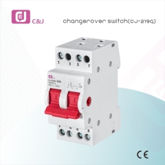 CJ-219G Low Voltage 63A Manual Changeover Switch for Dual Power Supply Control in Renewable Energy Systems
