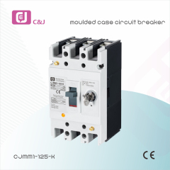 Moulded Case Circuit Breaker CJMM7DC-630 DC 3P 400A High Breaking Capacity for Power Distribution and Overload Protection in Renewable Energy Systems