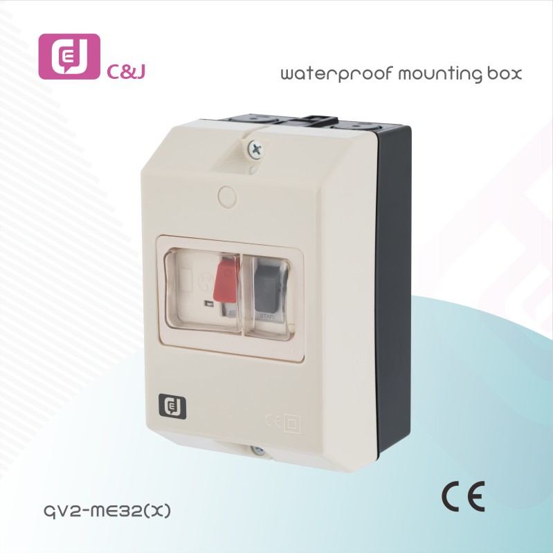 GV2-ME32 (X) Waterproof Mounting Box Motor Protection Circuit Breaker for AC Voltage Up to 690V with Overload and Short Circuit Protection China Manufacturer