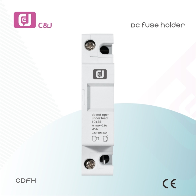 DC Fuse Holder 10x38mm 1000V 30A Solar PV System Protection for Inverters and Distribution Panels