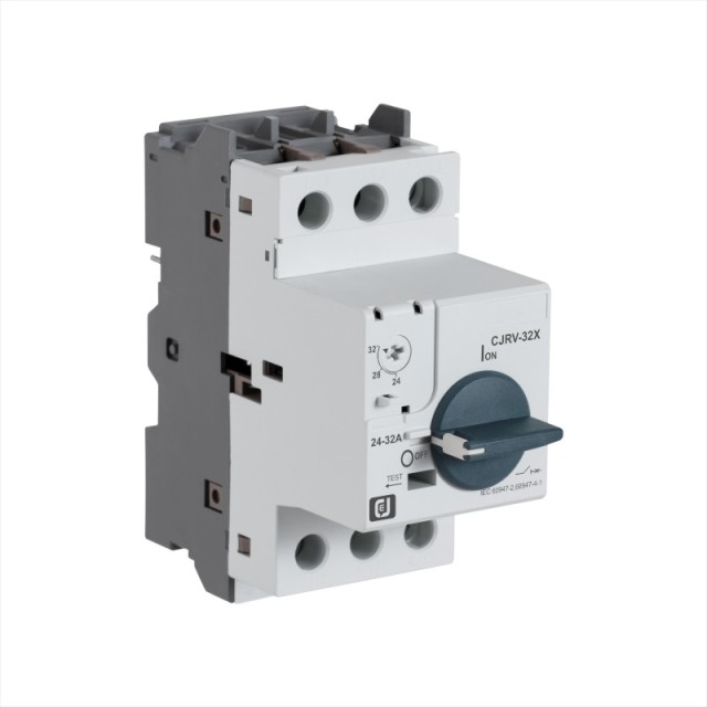 CJRV-32X MPCB 25-32A Motor Protection Circuit Breaker Overload Short Circuit Protection for Three-Phase Asynchronous Motors