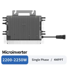 Micro Inverter 2200-2250W 4MPPT High Efficiency Smart Grid-Tied Solar Inverter with Rapid Shutdown WIFI Monitoring Deye