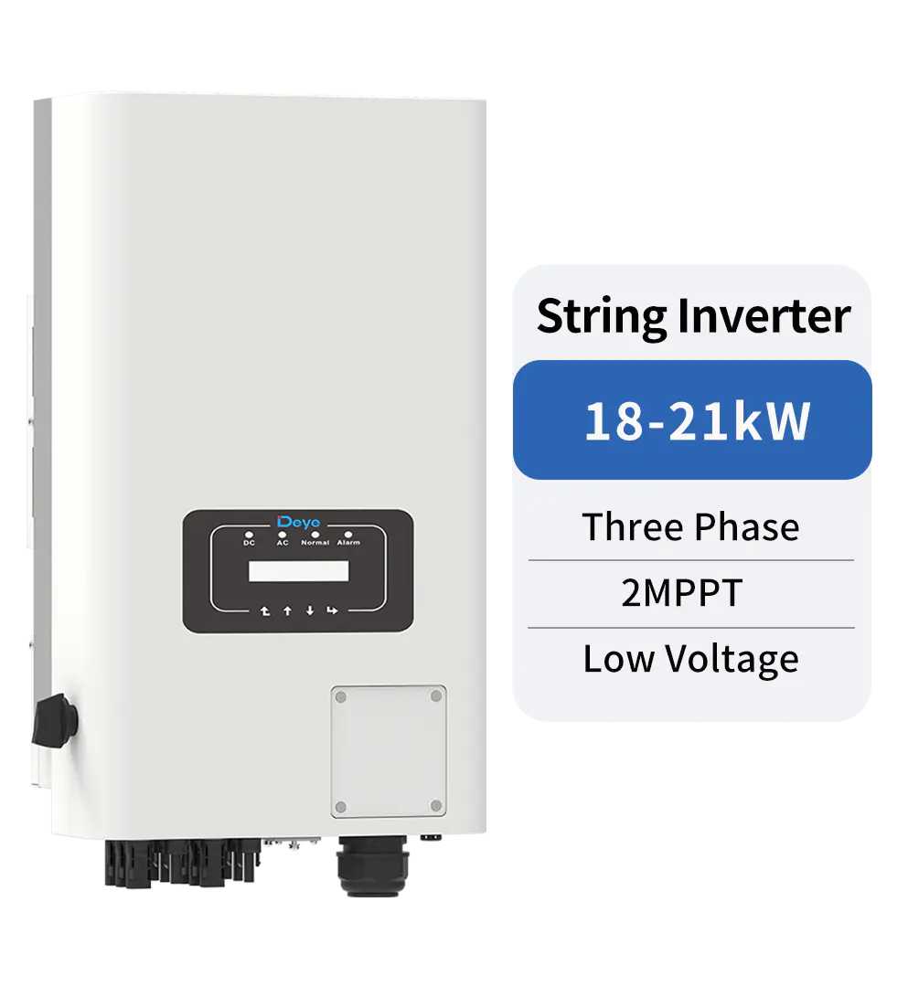 SUN-18/20/21K-G04-LV Three Phase Low Voltage Inverter 127/220Vac Grid-Tied Solar Power System