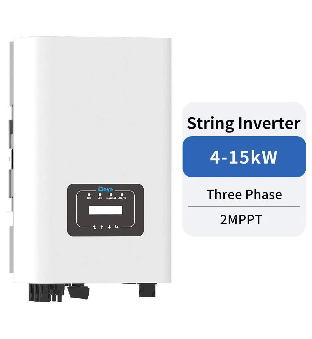 String Inverter 3-15kW Three Phase 2 MPPT Zero Export VSG Application Solar Power System