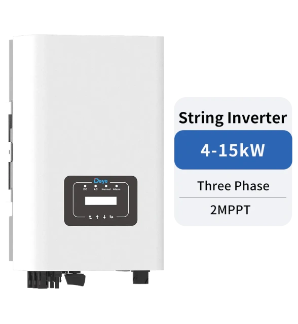 String Inverter 3-15kW Three Phase 2 MPPT Zero Export VSG Application Solar Power System