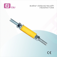 Electrical Busbar Clamp Screw with Insulation Tube Multi-Terminal Connection Blocks for Phase/Neutral/Protective Earth Conductors in Electrical Systems