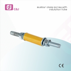 Electrical Busbar Clamp Screw with Insulation Tube Multi-Terminal Connection Blocks for Phase/Neutral/Protective Earth Conductors in Electrical Systems