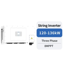 SUN-120/125/130/135/136-G01P3 High-Efficiency 3-Phase Solar Inverter with 8 MPPT Trackers and Smart Grid Support for Commercial and Utility-Scale PV Systems Deye