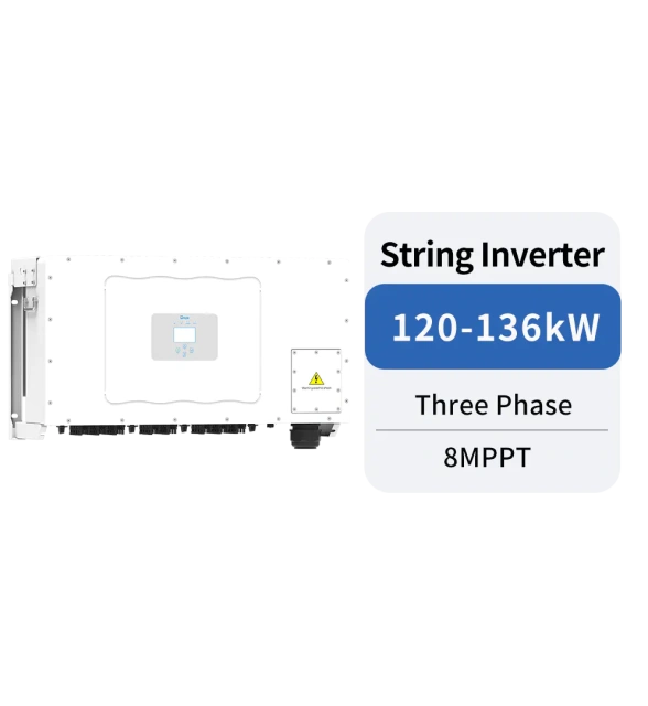 SUN-120/125/130/135/136-G01P3 High-Efficiency 3-Phase Solar Inverter with 8 MPPT Trackers and Smart Grid Support for Commercial and Utility-Scale PV Systems Deye