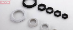 RCCN Nylon Lock Nut LN Metric and PG Thread Sizes Flame Retardant Fixing Nut for Cable Glands in Battery and Energy Storage Systems