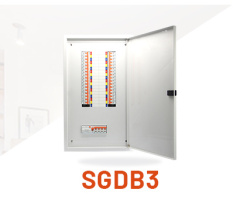 Distribution Box Surface Mount Flame Retardant Material 63A-125A IP30 Protection High-Rise Buildings/Mining Enterprises MAXGE