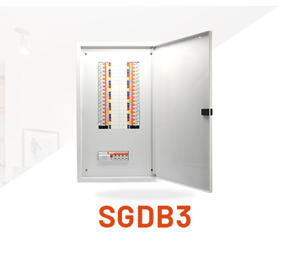 Distribution Box Surface Mount Flame Retardant Material 63A-125A IP30 Protection High-Rise Buildings/Mining Enterprises MAXGE