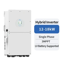 Hybrid Inverter 12-18kW 3 MPPT Single Phase Off-Grid On-Grid Solar PV System Storage Battery Compatible Deye