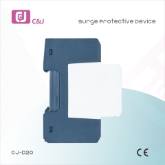 Surge Protection Device 10kA 20kA Lightning Voltage Protector for Power Systems Cj-D20 4P 1.2KA 20KA