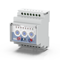 KLR523 Leakage Relay 30mA-30A Sensitivity 0-3s Delay Leakage Protection for Battery Energy Storage Systems Kripal