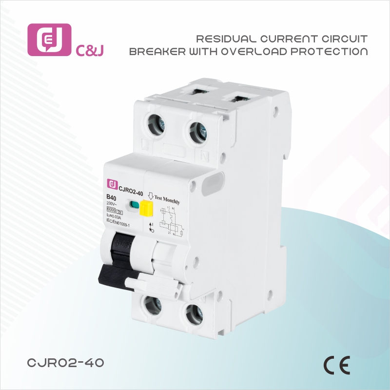 Residual Current Circuit Breaker with Overload Protection AC Type for Home and Industrial Electrical Safety