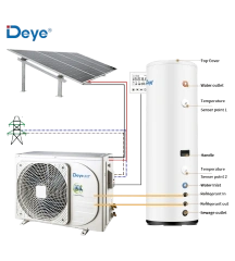 Hybrid ACDC Solar Air Water Heater Pure Solar-Powered Energy Saving System with AC/DC Auto Balance and WiFi Control Deye