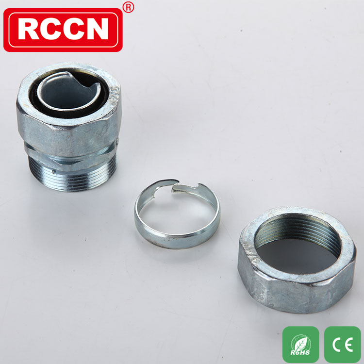 RCCN Conduit Fittings NBK Zinc Coated Metal Flexible Cable Glands for Battery Energy Storage Systems RCCN