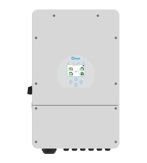 Single Phase Hybrid Inverter 5-8kW 2 MPPT LV Battery Supported for Solar Energy Storage Deye