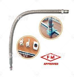 Sprinkler Hose High Pressure Resistance FM Certified Stainless Steel Braided DN25 PANEW