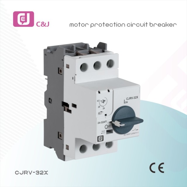 CJRV-32X MPCB 25-32A Motor Protection Circuit Breaker Overload Short Circuit Protection for Three-Phase Asynchronous Motors