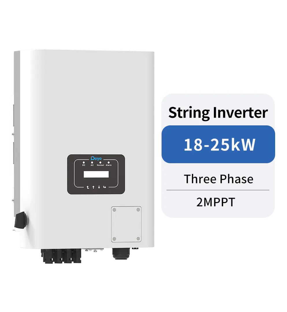 SUN-18/20/22/23/25K-G05 Three Phase 18-25kW 2 MPPT Solar Grid-Tied Inverter for Commercial and Industrial PV Systems