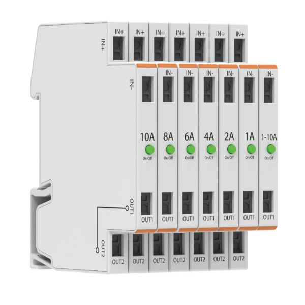 Electronic Circuit Breaker 1-10A Ultra-Thin Design with Remote Alarm Industrial Overload Protection PECB Series