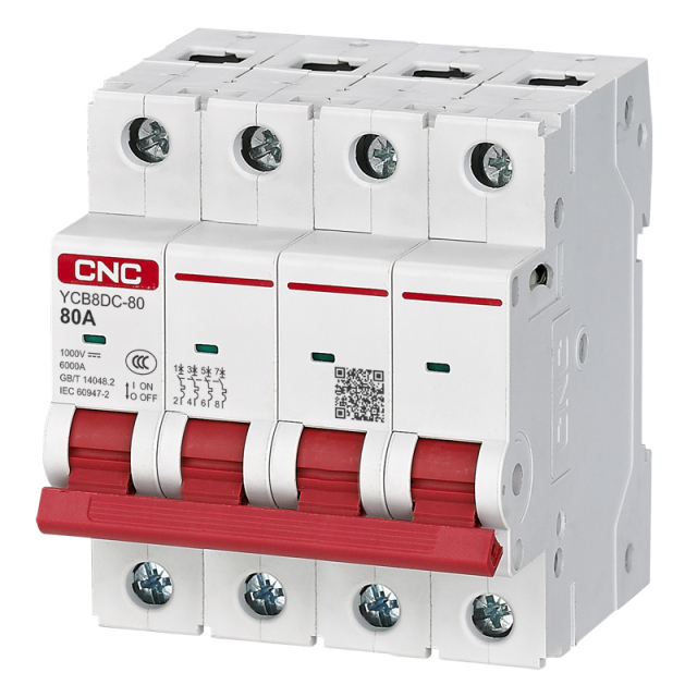 YCB8DC DC MCB 6kA High Breaking Capacity Circuit Protection for Solar Energy Storage Systems