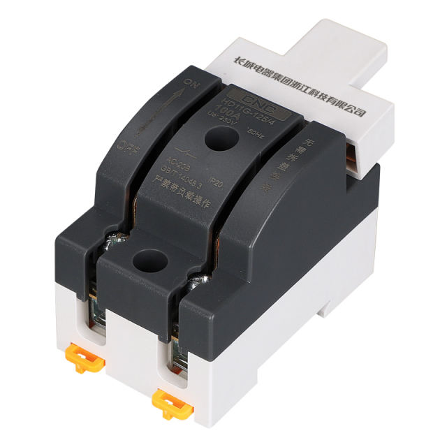 HD11G PV Knife Switch 16-125A 2P/3P/4P Compact Design for Solar Energy Systems