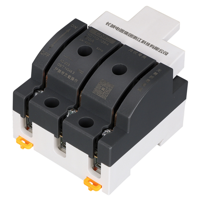 HD11G PV Knife Switch 16-125A 2P/3P/4P Compact Design for Solar Energy Systems