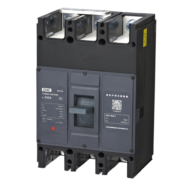 YCM8DC DC MCCB High Breaking Capacity Circuit Breaker 63-800A for Solar Energy Storage Systems