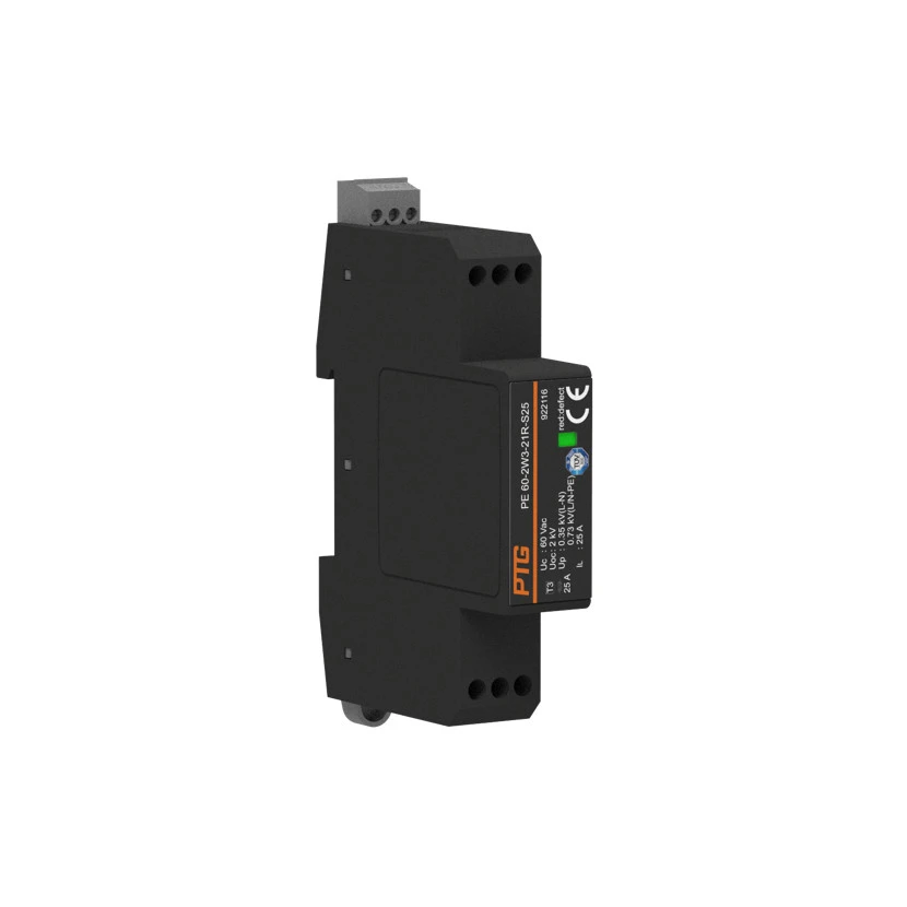 Compact T3 SPD Remote Alarm Multiple Voltage Grade for AC Power Systems PTG