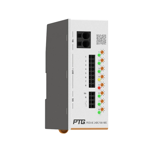8 Channels Remote Control Electronic Circuit Breaker with Adjustable Current Protection for Industrial Applications