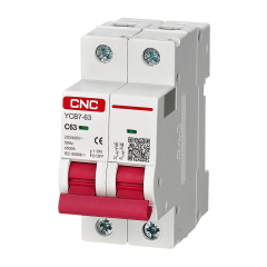 YCB7-63 MCB 6kA High Breaking Capacity B/C/D Curve Circuit Protection for Solar Energy and Battery Storage Systems