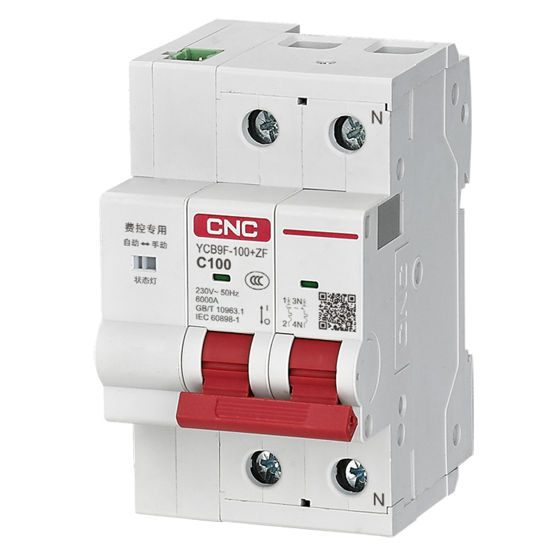 Smart MCB 6kA High Breaking Capacity Circuit Protection for Energy Storage Systems YCB9F-100+ZF