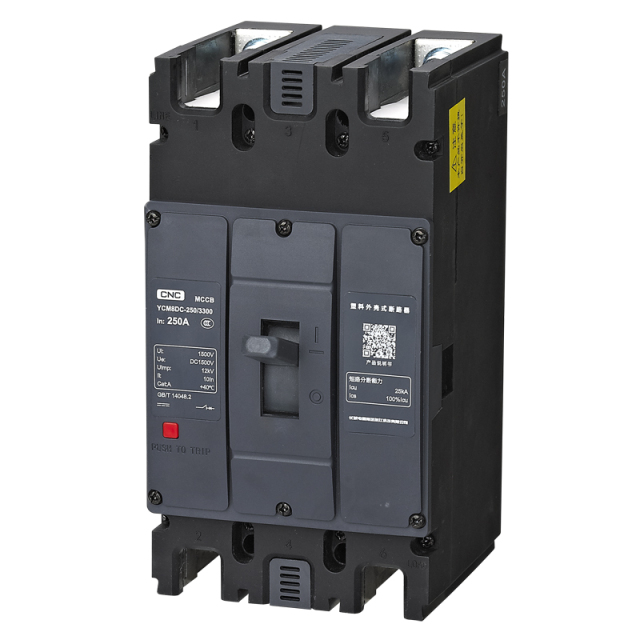 YCM8DC DC MCCB High Breaking Capacity Circuit Breaker 63-800A for Solar Energy Storage Systems