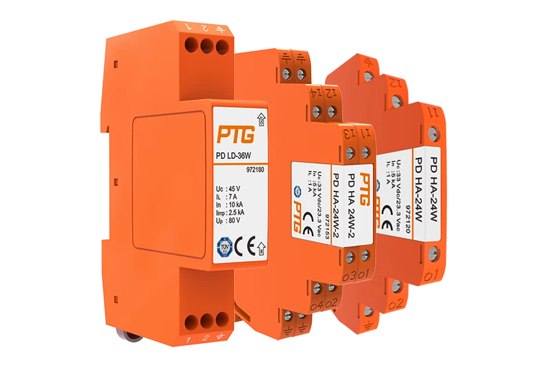 Signal SPD 6mm Ultra-Thin Full-Mode Protection for Gigabit Network Transmission PTG